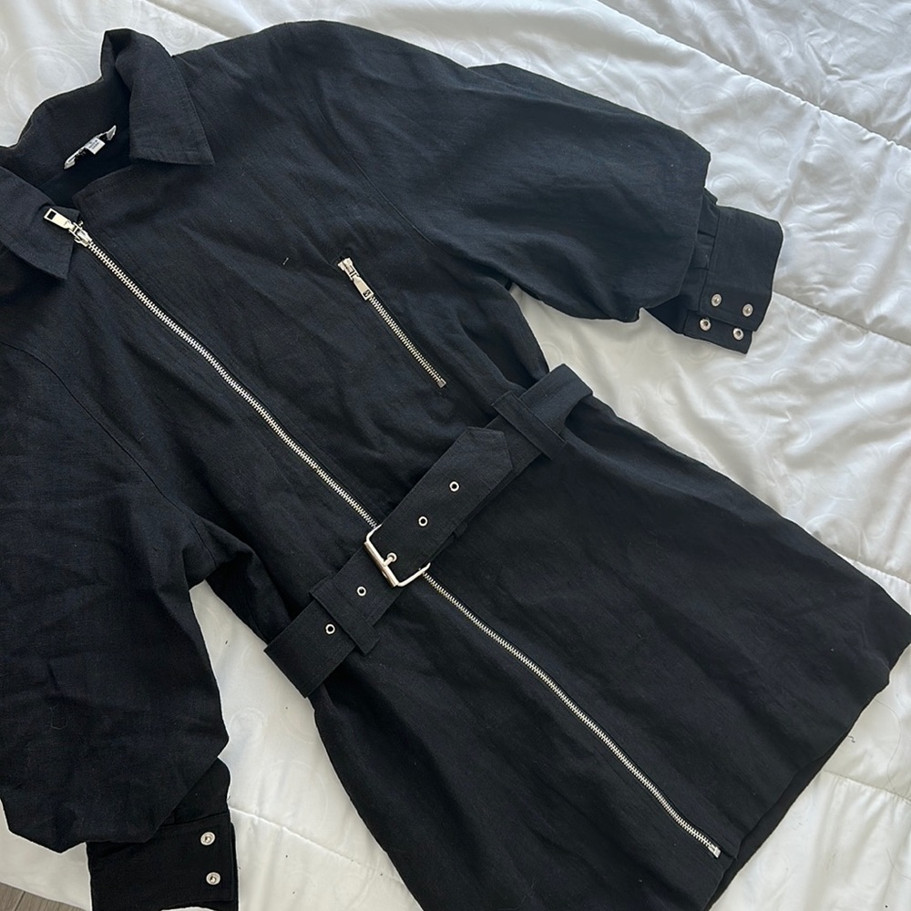 Skyler+ Madison Black long-sleeve dress.